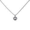 Chopard Happy Diamonds Icon necklace in white gold,  diamond and sapphire - 00pp thumbnail
