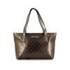 Gucci handbag in golden brown logo canvas and golden brown leather - 360 thumbnail