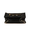 Balenciaga Enveloppe shoulder bag in black leather - 360 thumbnail
