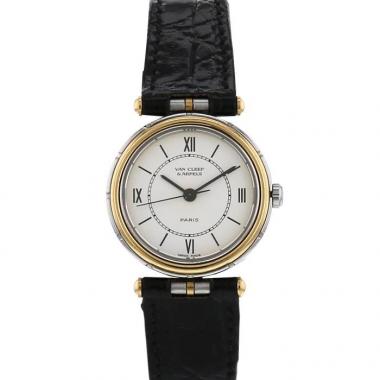Van Cleef & Arpels Pierre Arpels watch in stainless steel and gold plated Circa  1990