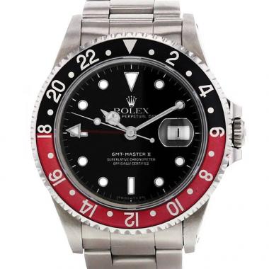 Orologio Rolex GMT-Master II in acciaio Ref :  16710 Circa  1993