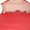 Borsa Gucci Padlock in tela siglata con decoro floreale e pelle rossa - Detail D3 thumbnail