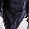 Lanvin Happy mini shoulder bag in silver leather - Detail D3 thumbnail