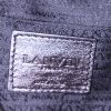 Lanvin Happy mini shoulder bag in silver leather - Detail D4 thumbnail