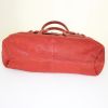 Lanvin handbag in red leather - Detail D4 thumbnail