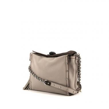 Borsa Lanvin in pelle grigia