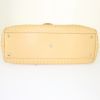 Bottega Veneta shopping bag in beige braided leather and silver leather - Detail D4 thumbnail