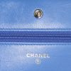 Chanel Wallet on Chain shoulder bag in blue quilted leather - Detail D3 thumbnail