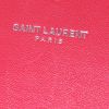 Sac bandoulière Saint Laurent Wallet on Chain en cuir rouge - Detail D3 thumbnail
