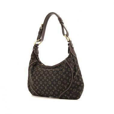 Louis Vuitton Manon small model bag worn on the shoulder or carried in the hand in brown and beige monogram canvas Idylle