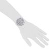 Chanel J12 Chronographe watch in white ceramic and stainless steel Circa  2000 - Detail D1 thumbnail