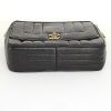 Chanel Camera shoulder bag in black quilted grained leather - Detail D5 thumbnail