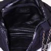 Chanel On The Road handbag in black quilted jersey - Detail D2 thumbnail