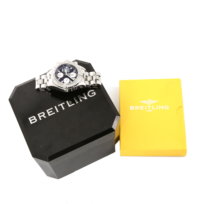 Reloj Breitling Chrono Superocean de acero Ref :  A13340 Circa  2003