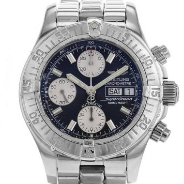 Reloj Breitling Chrono Superocean de acero Ref :  A13340 Circa  2003