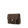 Chanel Timeless handbag in brown quilted leather - 00pp thumbnail