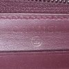 Chanel Boy wallet in plum quilted leather - Detail D3 thumbnail