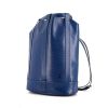 Bolso para llevar al hombro Louis Vuitton Randonnée en cuero Epi azul - 00pp thumbnail