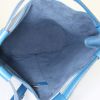 Borsa a spalla Louis Vuitton Randonnée in pelle Epi blu - Detail D2 thumbnail