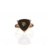 Mauboussin Mes Couleurs à Toi ring in pink gold and diamonds and in smoked quartz - 360 thumbnail