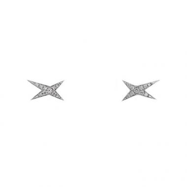Pendientes Mauboussin Etoile Divine en oro blanco y diamantes