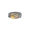 Fred Force 10 1980's ring in stainless steel,  yellow gold and diamonds - 00pp thumbnail