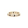 Vintage wedding ring in yellow gold,  diamonds and sapphires - 00pp thumbnail