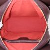 Louis Vuitton Triana handbag in ebene damier canvas and brown leather - Detail D2 thumbnail