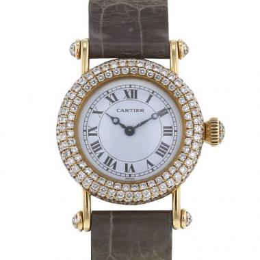 Montre Cartier Diabolo en or jaune Ref :  1450 Vers  2000