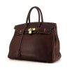 Hermes Birkin 35 cm handbag in havana brown leather taurillon clémence - 00pp thumbnail