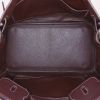 Hermes Birkin 35 cm handbag in havana brown leather taurillon clémence - Detail D2 thumbnail