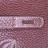 Hermes Birkin 35 cm handbag in havana brown leather taurillon clémence - Detail D4 thumbnail
