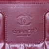 Bolsa de viaje Chanel Coco Cocoon en lona acolchada negra y cuero negro - Detail D3 thumbnail