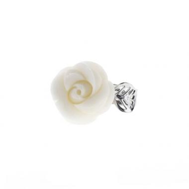 Sortija Dior Pré Catelan en coral blanco,  oro blanco y diamantes