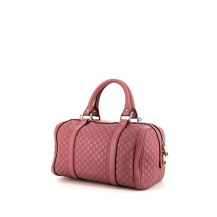 Gucci - Authenticated Boston Handbag - Leather Pink for Women, Very Good Condition