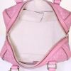 Gucci Boston handbag in pink monogram leather - Detail D2 thumbnail