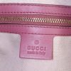 Gucci Boston handbag in pink monogram leather - Detail D3 thumbnail