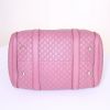 Gucci Boston handbag in pink monogram leather - Detail D4 thumbnail