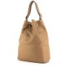 Celine Cabas shopping bag in beige leather - 00pp thumbnail