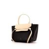 Celine Belt medium model handbag in black and beige leather - 00pp thumbnail