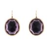 Pomellato Narciso earrings in pink gold and amethyst - 00pp thumbnail