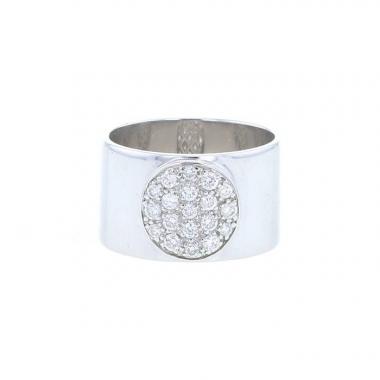 Sortija Dinh Van Anthea en oro blanco y diamantes