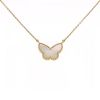 Van Cleef & Arpels Lucky Alhambra necklace in yellow gold and mother of pearl - 00pp thumbnail