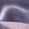 Bottega Veneta  Rialto handbag in black leather and black intrecciato leather - Detail D3 thumbnail