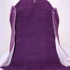 Hermes Cannes shopping bag in purple canvas - Detail D2 thumbnail