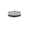 Boucheron Quatre Black Edition medium model ring in white gold,  diamonds and ceramic - 00pp thumbnail