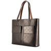 Shopping bag Louis Vuitton Wildwood in pelle verniciata argentata - 00pp thumbnail