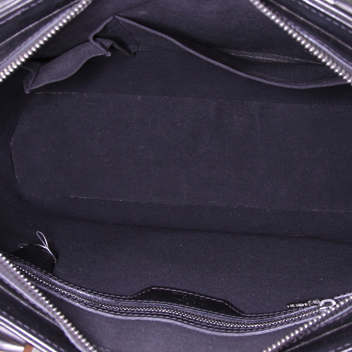 Bolso Cabás Louis Vuitton Wildwood en charol plateado - Detail D2