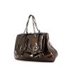 Fendi B.Bag  bag worn on the shoulder or carried in the hand in brown patent leather - 00pp thumbnail