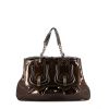 Fendi B.Bag  bag worn on the shoulder or carried in the hand in brown patent leather - 360 thumbnail